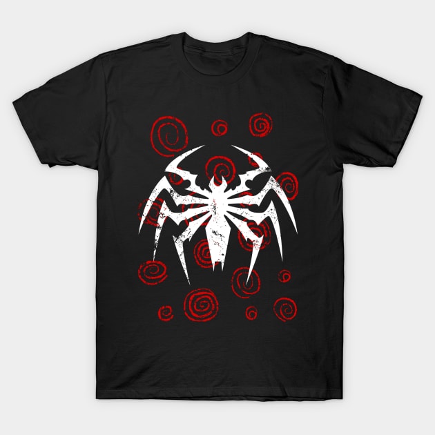 Game Spiral Spider T-Shirt by iSymbiote